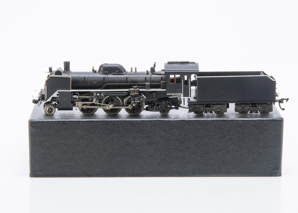 Miyazawa Japanese Brass HO Gauge Steam Locomotive and Tender, a