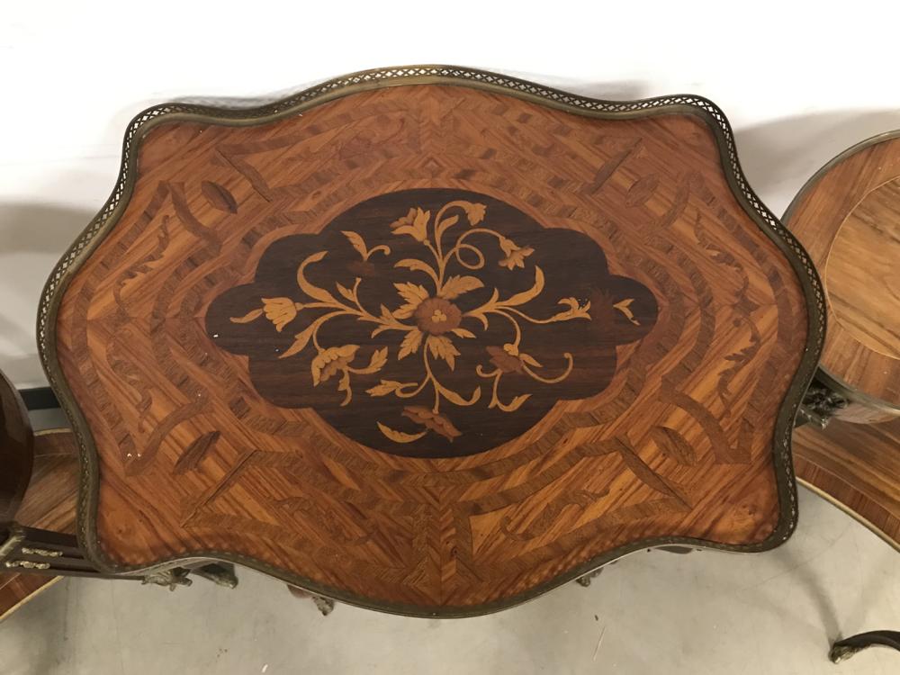 Pair Of Reproduction Louis Xv Style Accent Tables Auction