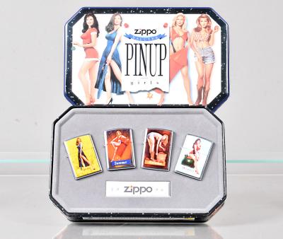 The Petty Girl, seven Petty Girl Zippo Lighter gift sets 