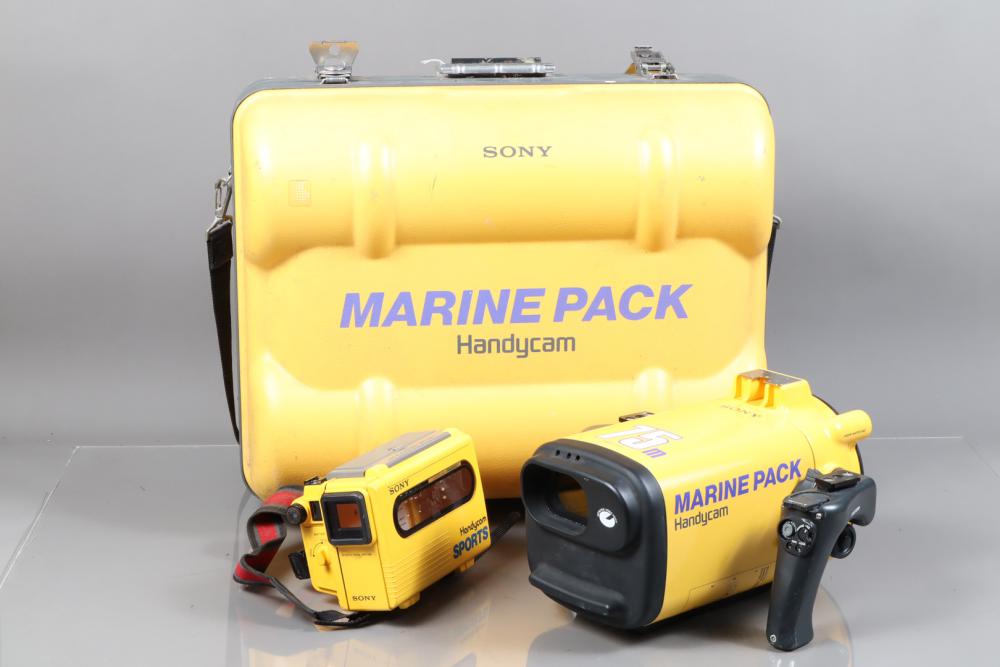 A Sony Handycam Marine Pack Underwater Housing, a Handycam MPK-TRA