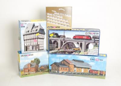 Unmade HO Scale Kit Road Vehicles by Kibri, thirteen assorted HGV