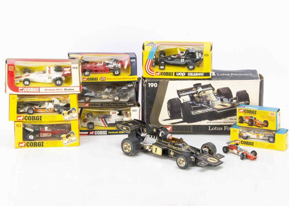 Corgi Toys Formula 1 & Other Racing Cars, 190 1:18 Lotus F1, 158