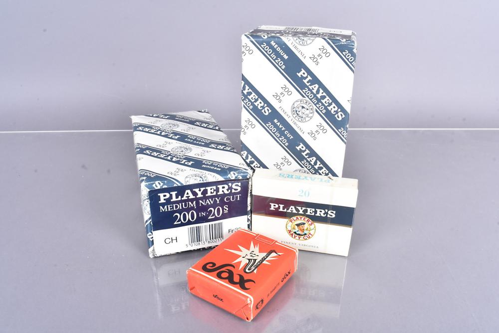 Player's Navy Cut cigarettes, medium, 20 pack.