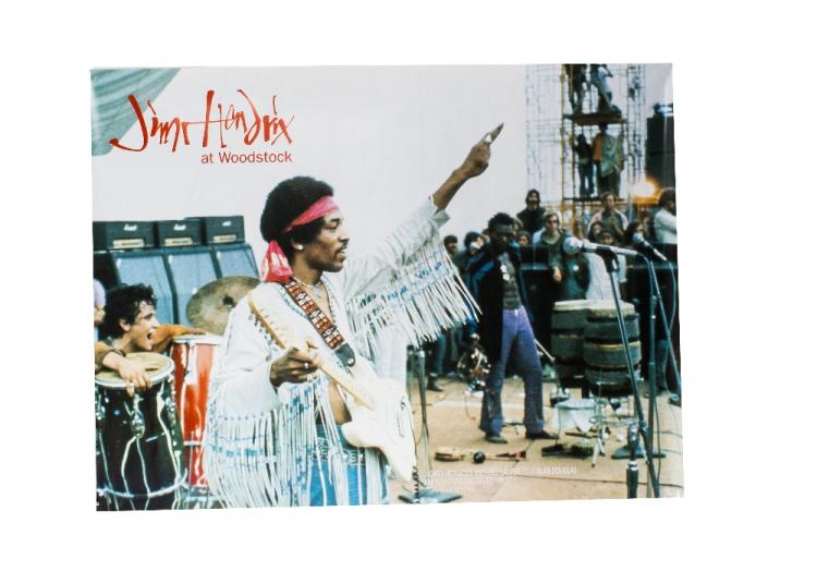 Jimi Hendrix Poster Jimi Hendrix At Woodstock 1993 Uk Quad Cinema Poster For The Movie 
