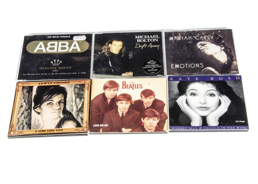 CD Singles, approximately five hundred CD singles with artists