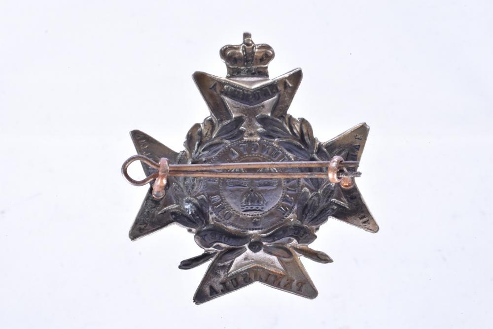 A silver-plated Most Honourable Order of the Bath badge, bearing the ...